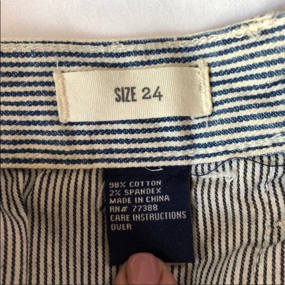 Madewell Railroad High Rise Distressed Skinny Jeans Size 24 - Picture 8 of 11